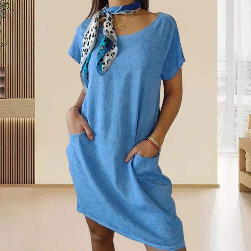 SL | Robe élégante pour femme à col rond