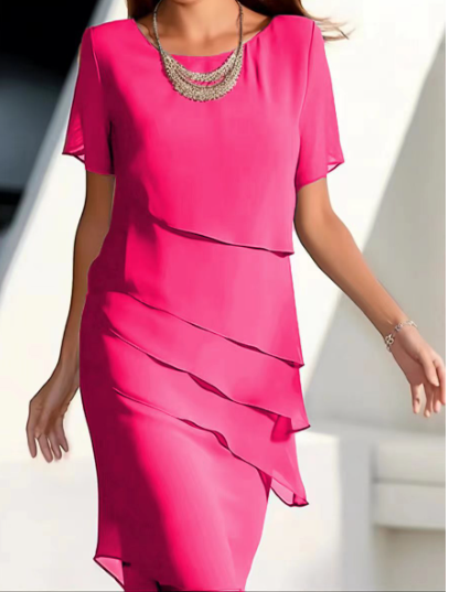 SL | Mini-robe sans manches unie