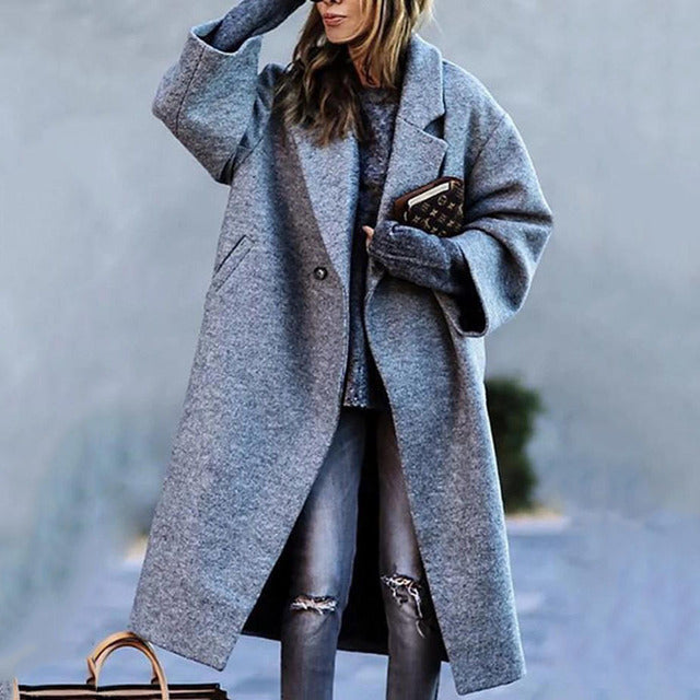JO | Manteau en laine chaud et élégant