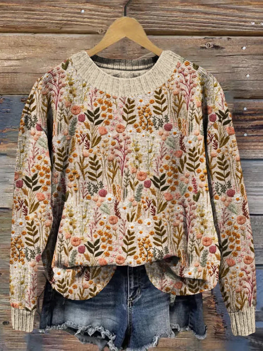 Pull au style vintage intemporel