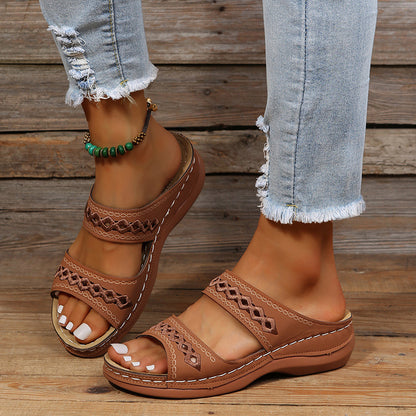 Sandales Orthopédiques Gracieuses au Look Moderne