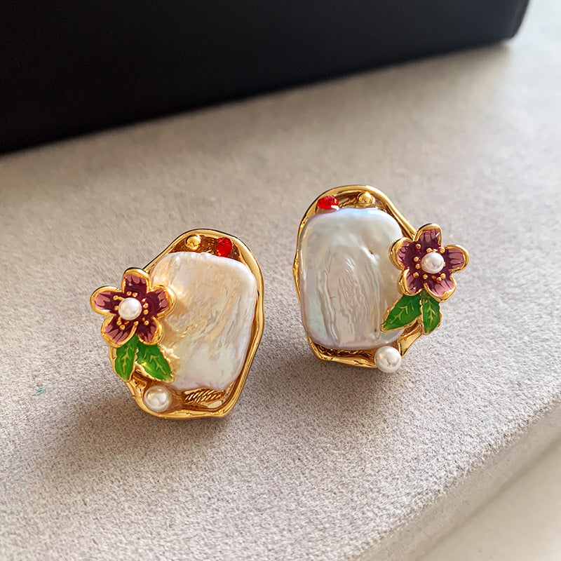 Perle Boucle d'oreille classique au charme intemporel