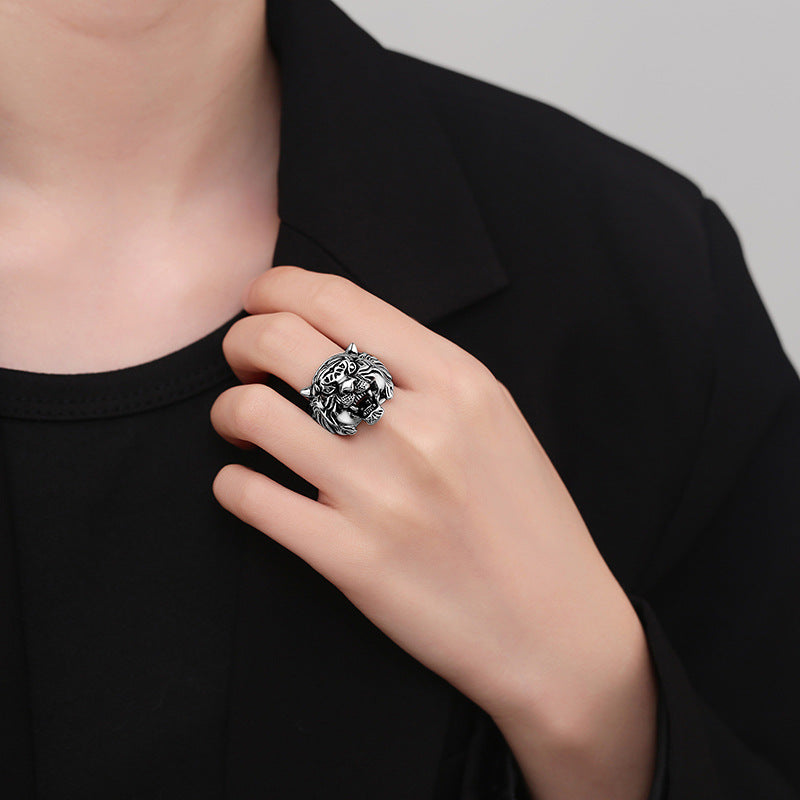 Argent Bague artisanal délicat