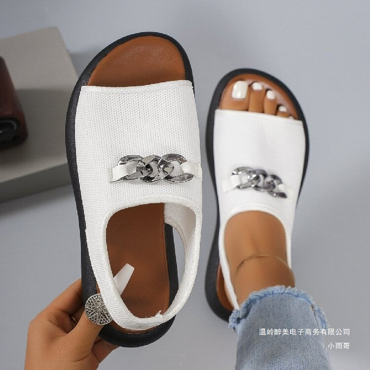 Sandales Orthopédiques Gracieuses au Look Moderne