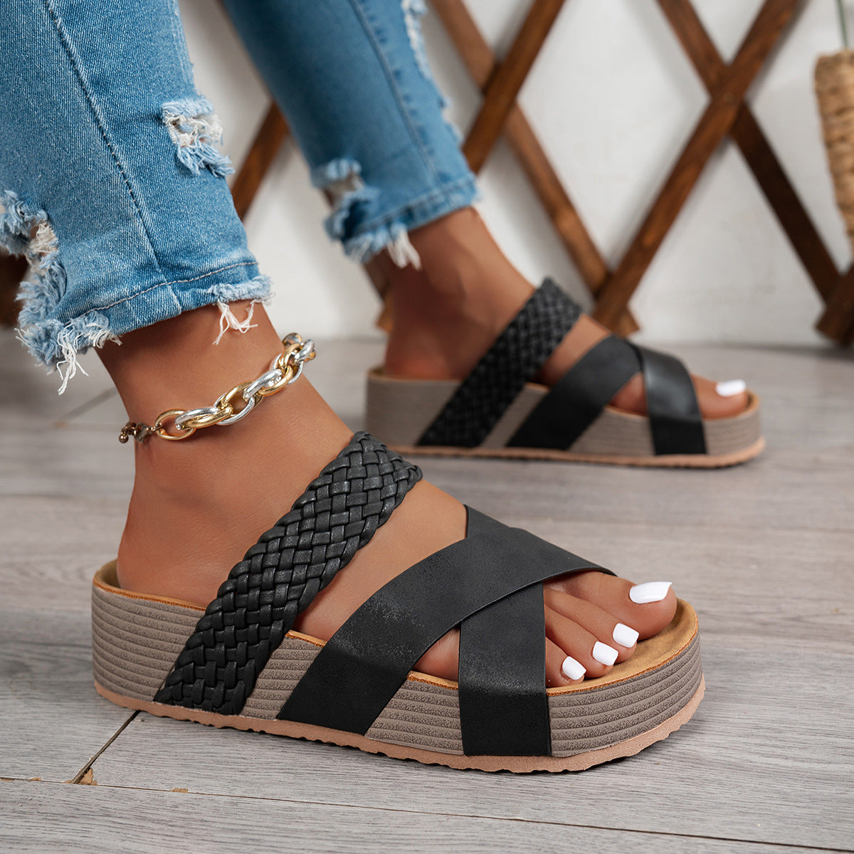 Chaussures Orthopédiques d'Inspiration Vintage