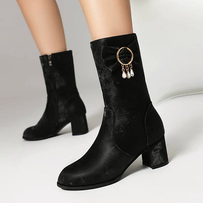 Bottes Orthopédiques Gracieuses au Look Moderne