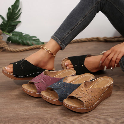 Sandales Orthopédiques Gracieuses au Look Moderne