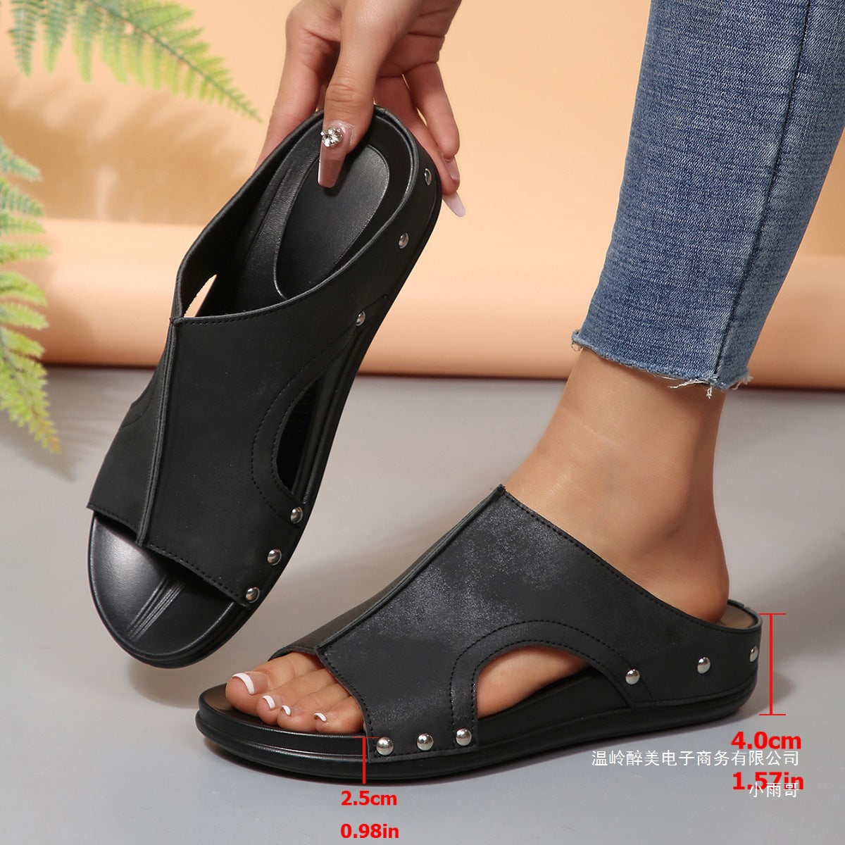 Sandales Orthopédiques Gracieuses au Look Moderne