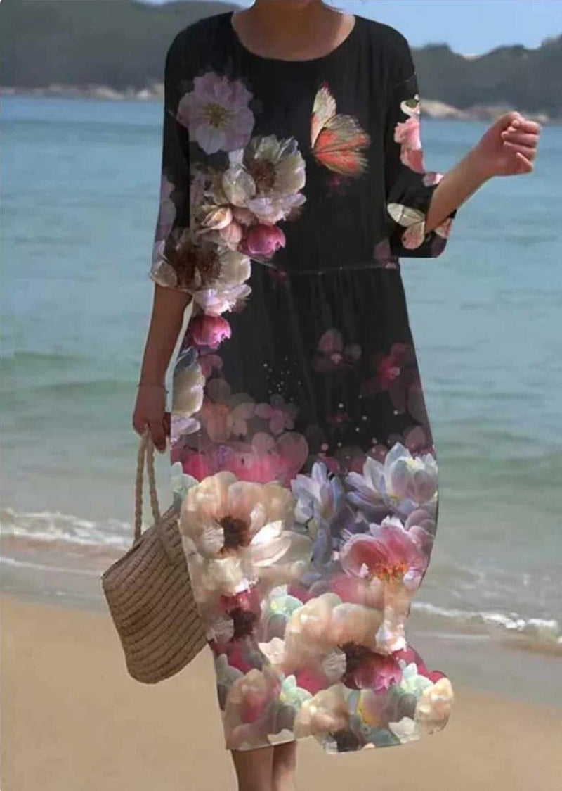 SL | Maxi robe à fleurs