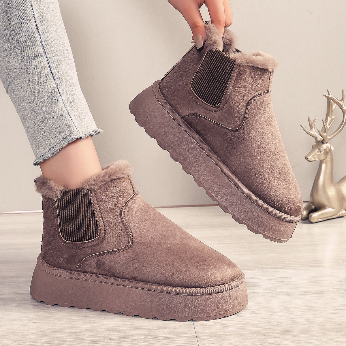 Bottes Orthopédiques Gracieuses au Look Moderne