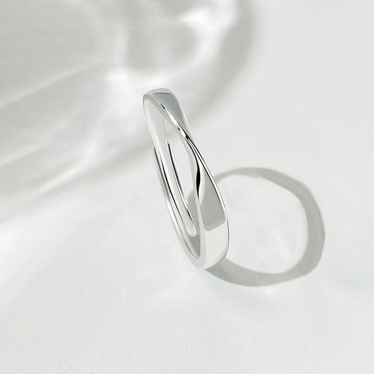 Argent Bague artisanal délicat