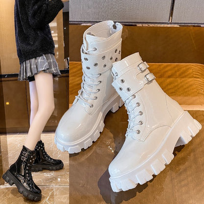 Bottes Orthopédiques Gracieuses au Look Moderne