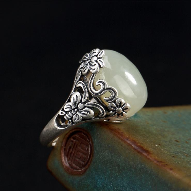 Argent Bague artisanal délicat