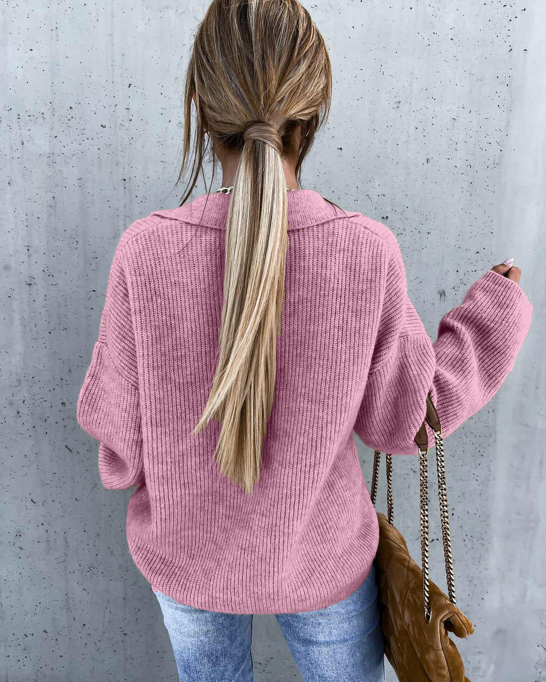 Pull au design classique