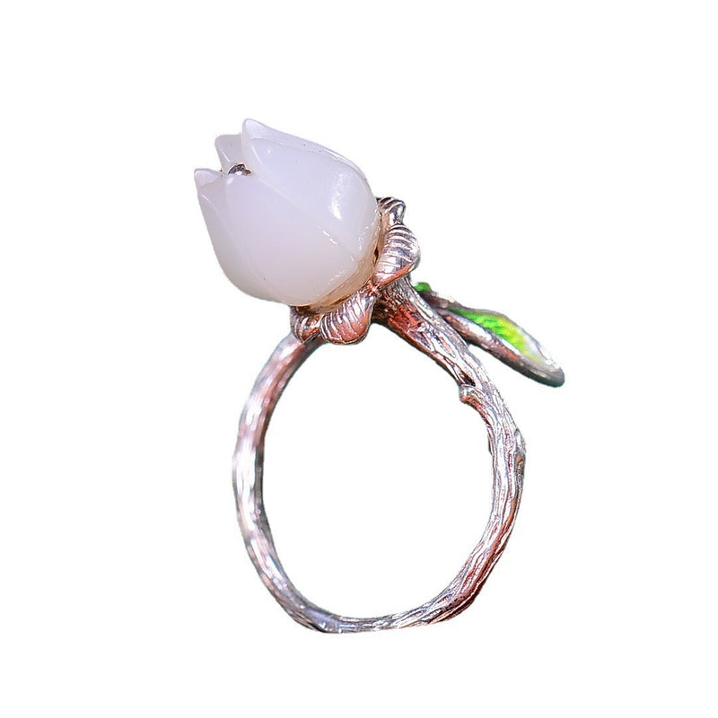 Argent Bague artisanal délicat