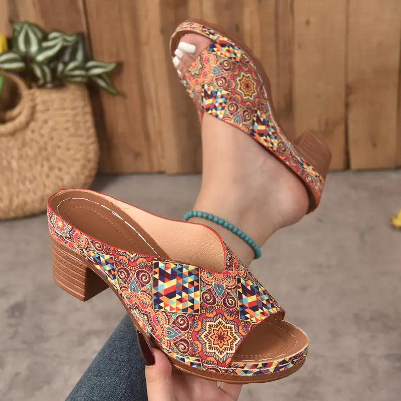 Sandales Orthopédiques Gracieuses au Look Moderne