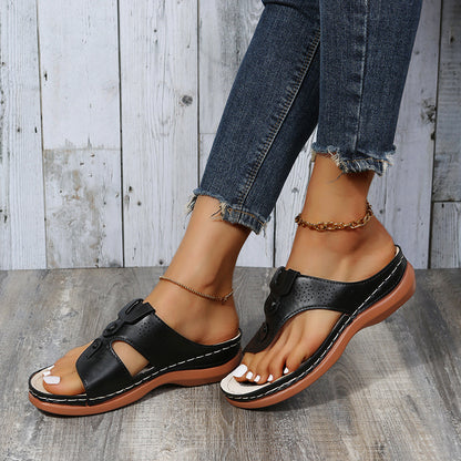 Sandales Orthopédiques Gracieuses au Look Moderne