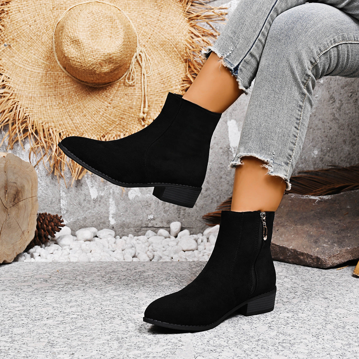 Bottes Orthopédiques Gracieuses au Look Moderne