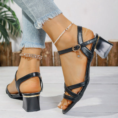 Sandales Orthopédiques Gracieuses au Look Moderne