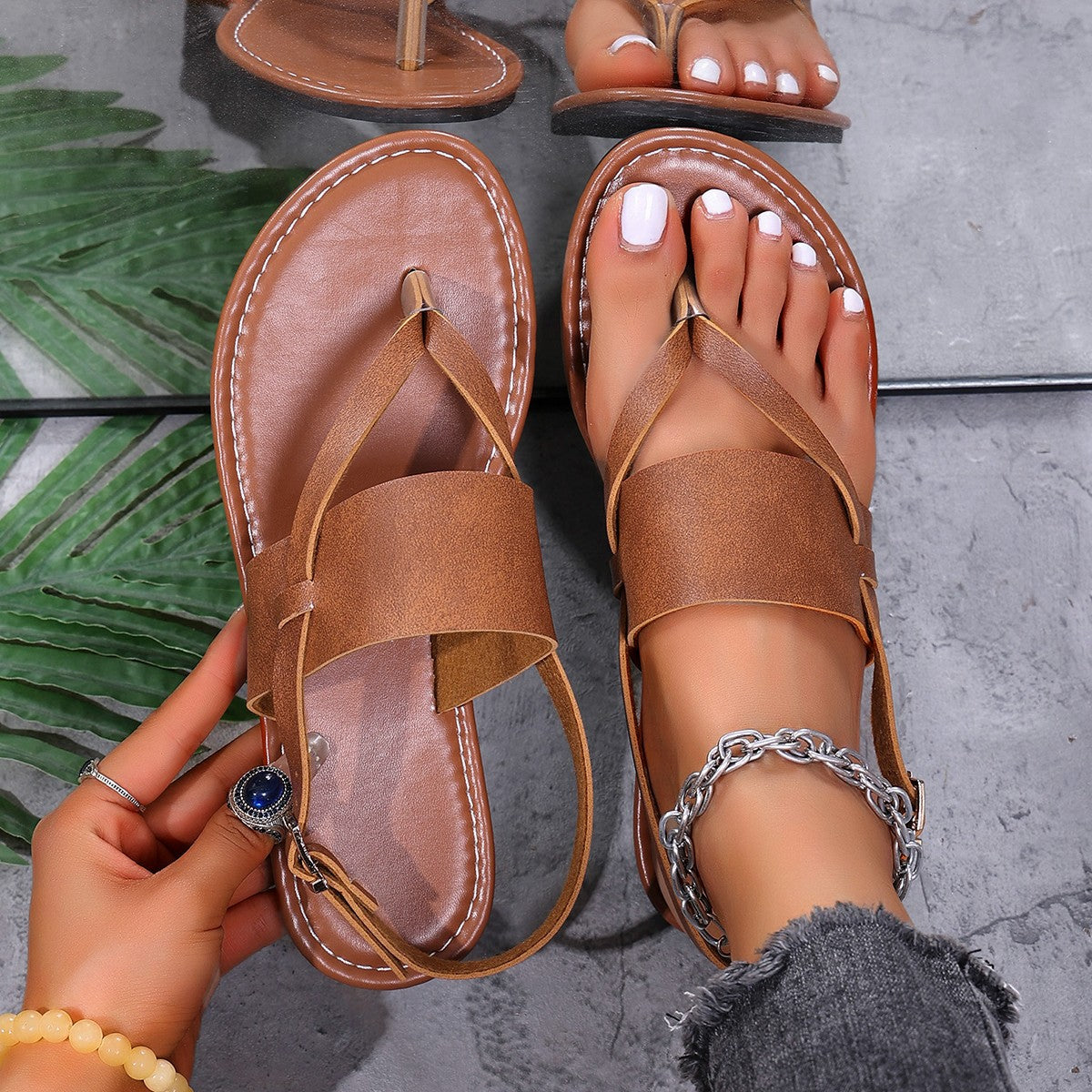 Sandales Orthopédiques Gracieuses au Look Moderne