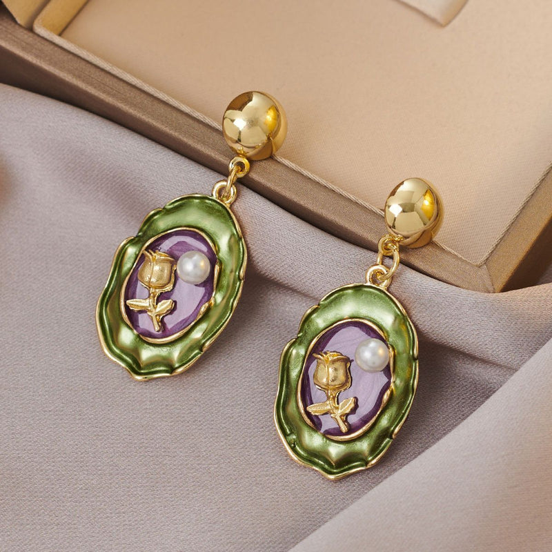 Perle Boucle d'oreille classique au charme intemporel