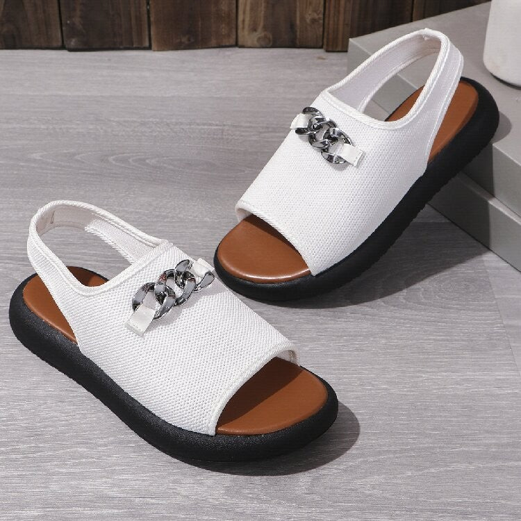 Sandales Orthopédiques Gracieuses au Look Moderne