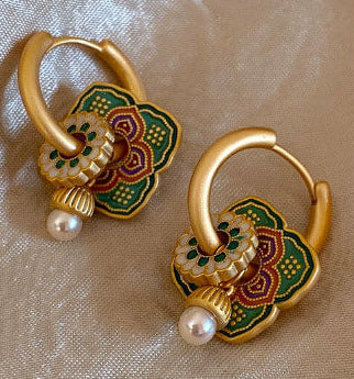 Perle Boucle d'oreille classique au charme intemporel