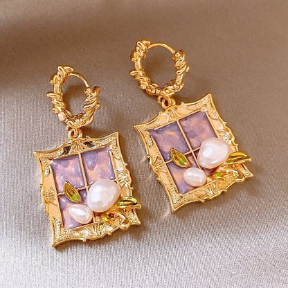 Perle Boucle d'oreille classique au charme intemporel