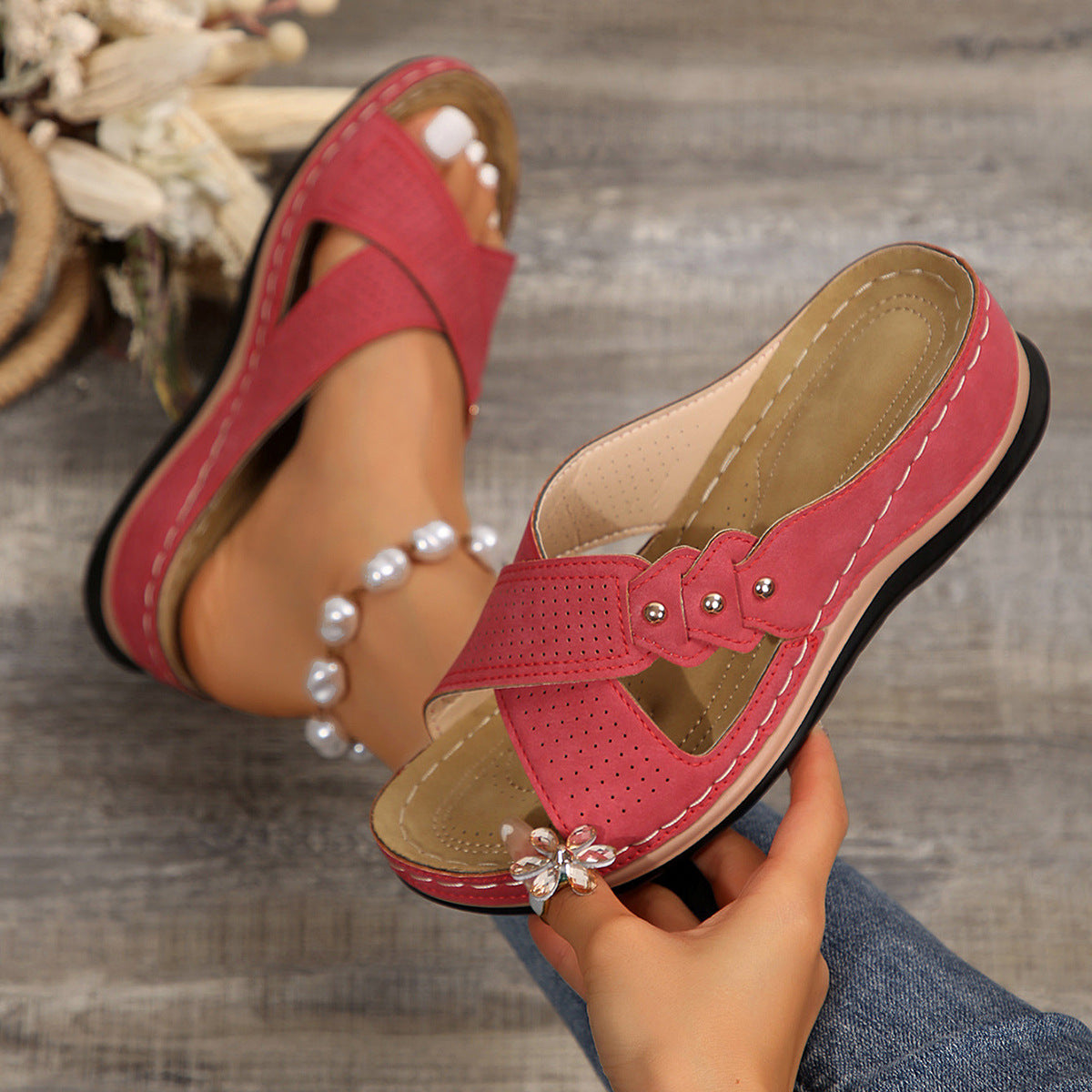 Sandales Orthopédiques d'Inspiration Vintage