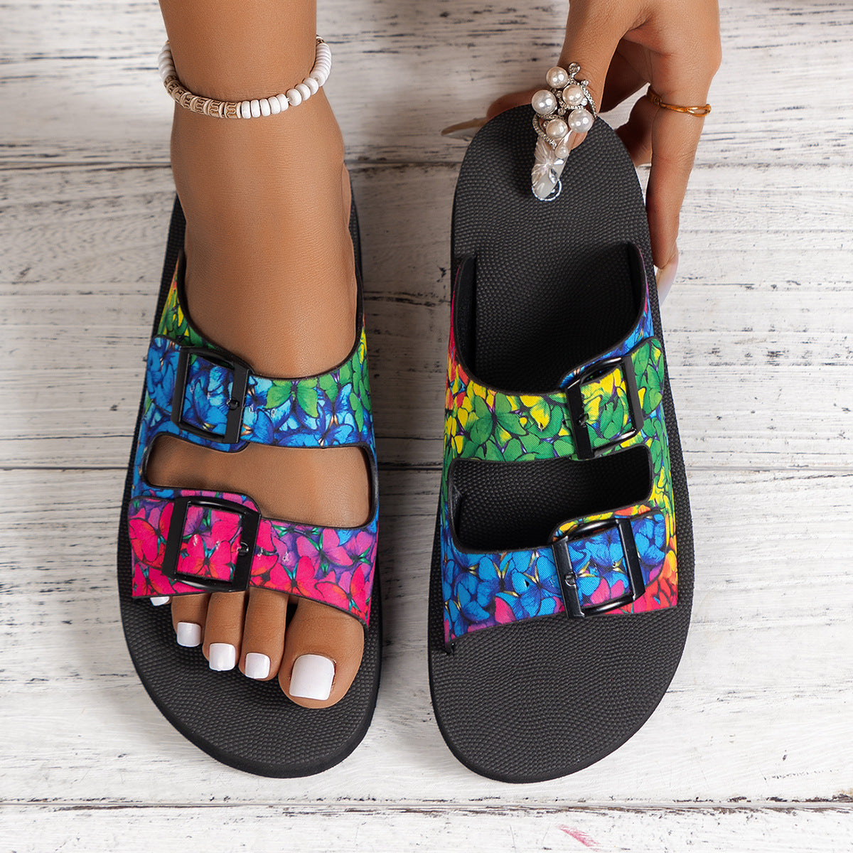 Sandales Orthopédiques Gracieuses au Look Moderne