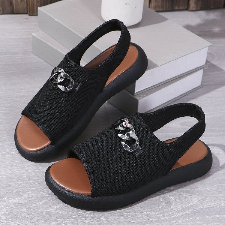 Sandales Orthopédiques Gracieuses au Look Moderne