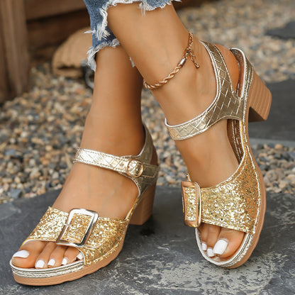 Sandales Orthopédiques Gracieuses au Look Moderne