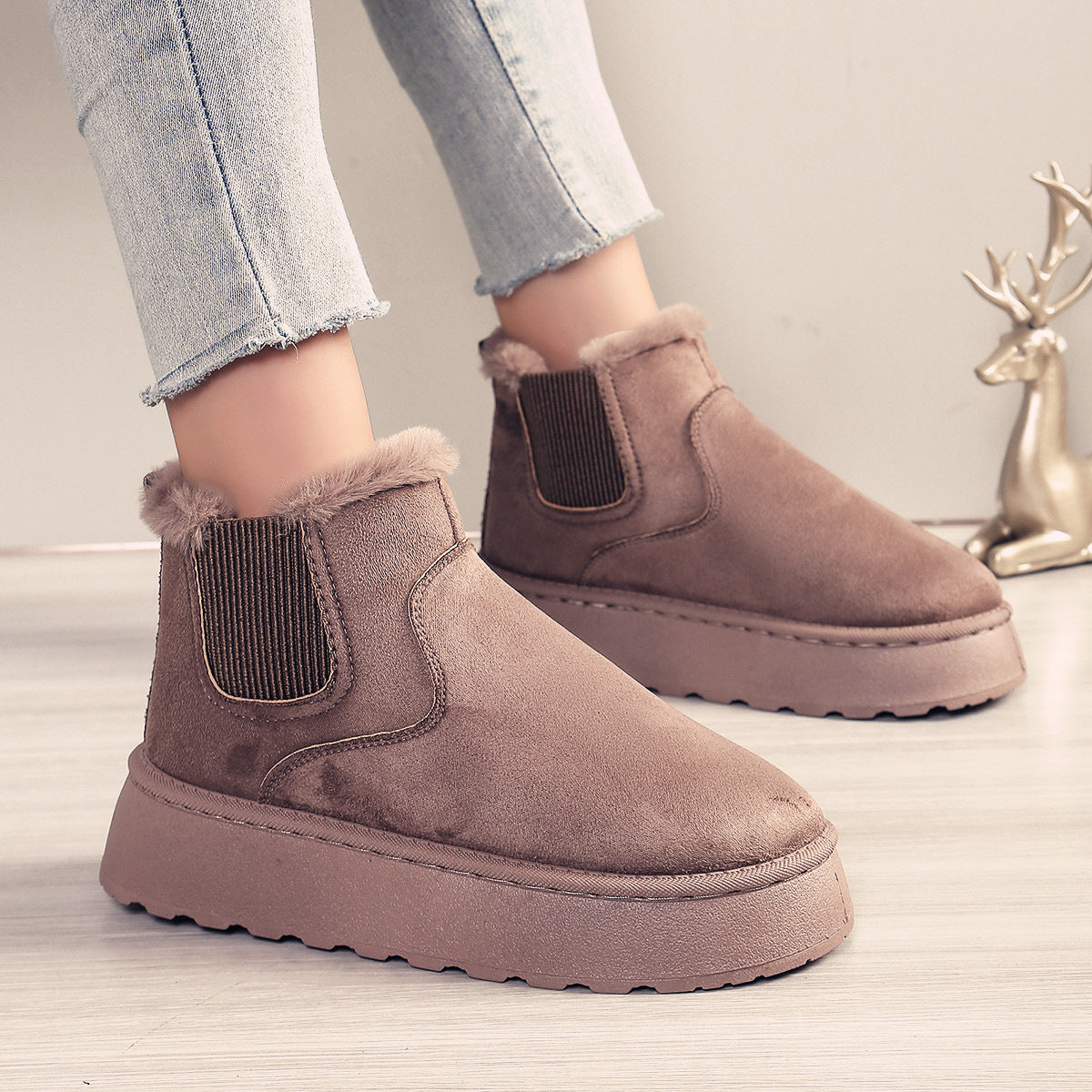 Bottes Orthopédiques Gracieuses au Look Moderne
