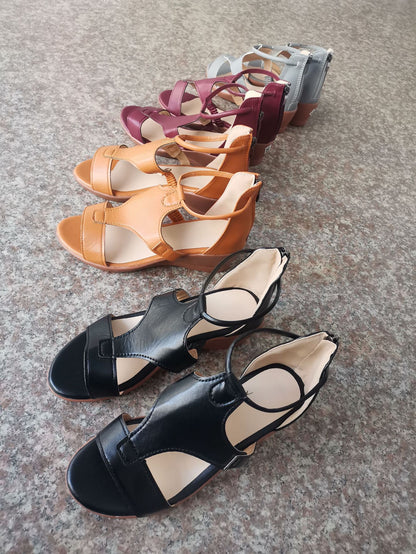 Sandales Orthopédiques Gracieuses au Look Moderne