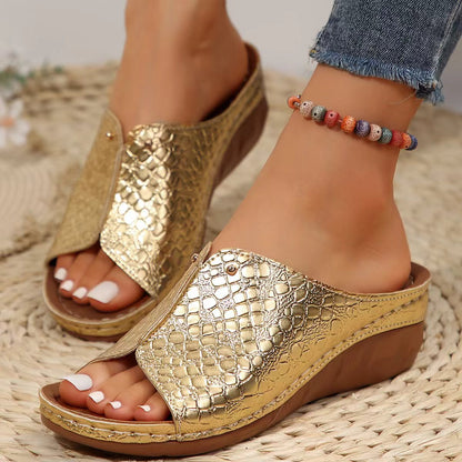 Sandales Orthopédiques Gracieuses au Look Moderne