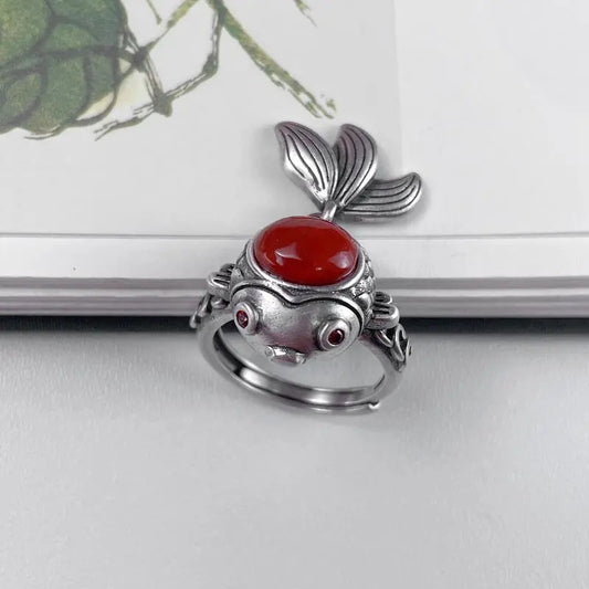 Argent Bague artisanal délicat