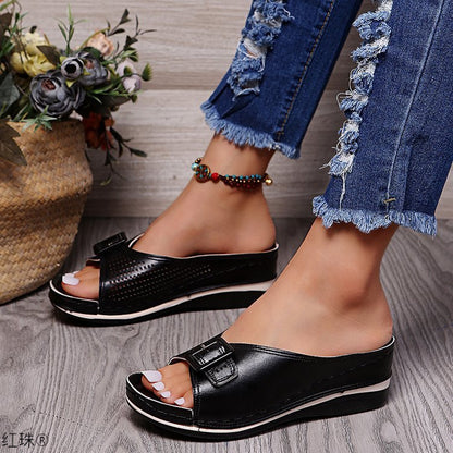Sandales Orthopédiques Gracieuses au Look Moderne