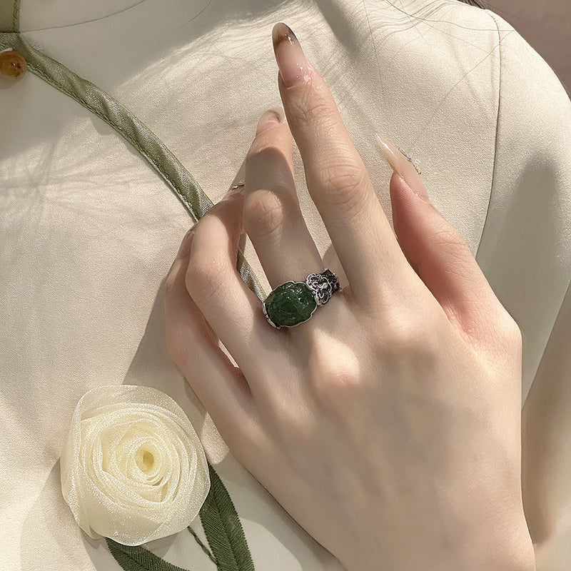 Argent Bague artisanal délicat