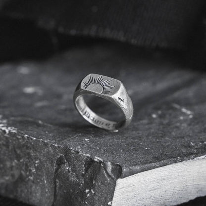 Argent Bague artisanal délicat