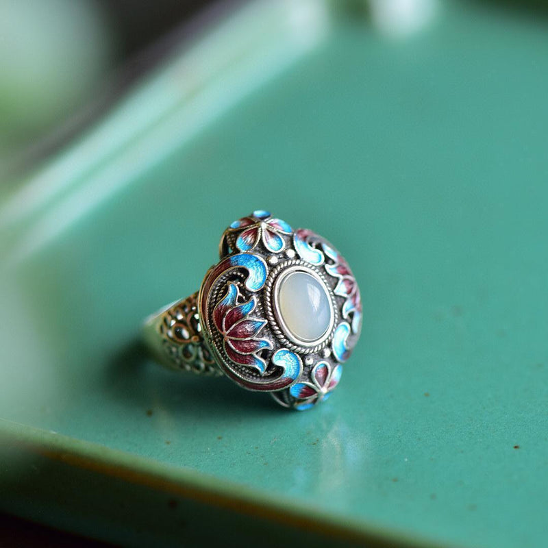 Argent Bague artisanal délicat