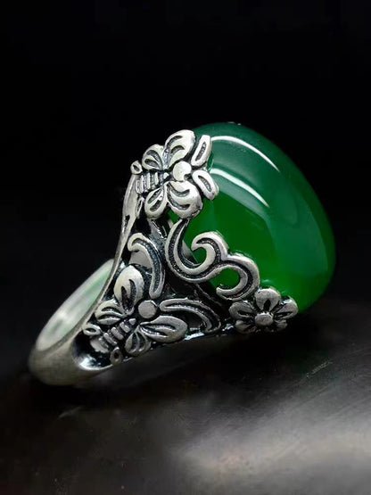 Argent Bague artisanal délicat