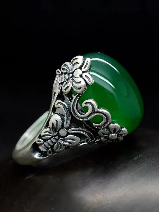 Argent Bague artisanal délicat