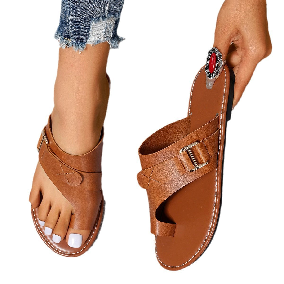 Sandales Orthopédiques Chics au Design Unique