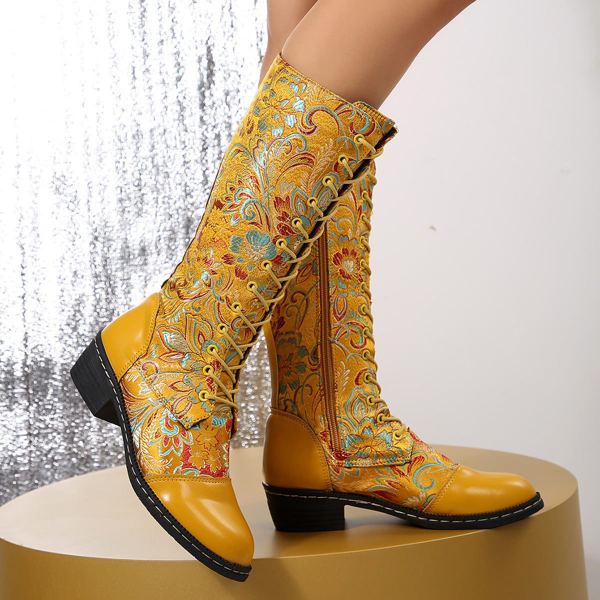 Bottes Orthopédiques d'Inspiration Vintage