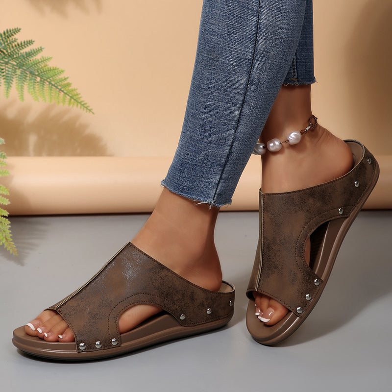 Sandales Orthopédiques Gracieuses au Look Moderne