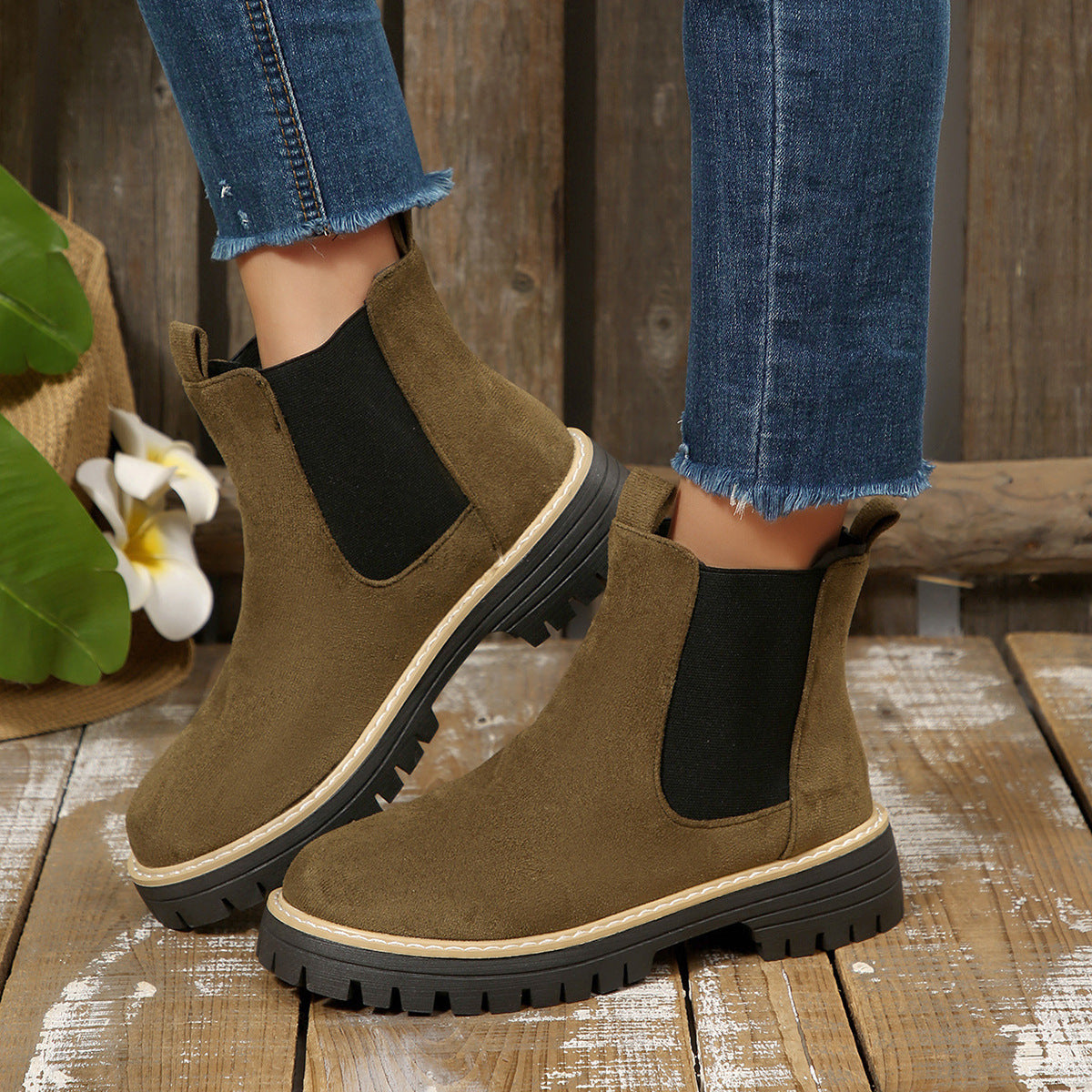 Bottes Orthopédiques Gracieuses au Look Moderne