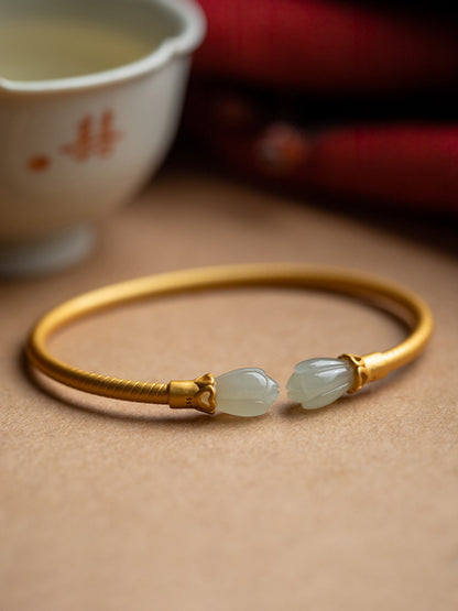 Or Bracelet artisanal délicat