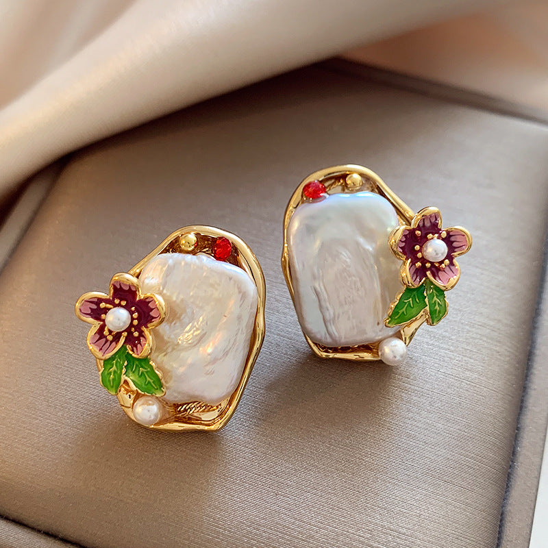 Perle Boucle d'oreille classique au charme intemporel