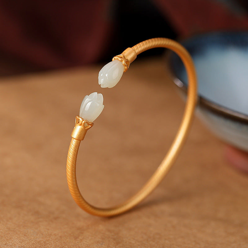 Or Bracelet artisanal délicat