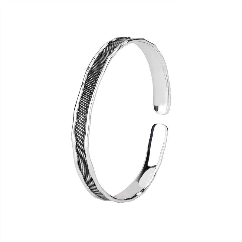 Argent Bracelet vintage fait main